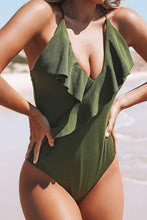 
                        
                          將圖片載入圖庫檢視器 CUPSHE Women's One Piece Swimsuit Ruffle Wrap Textured Beach Swimwear Bathing Suits
                        
                      