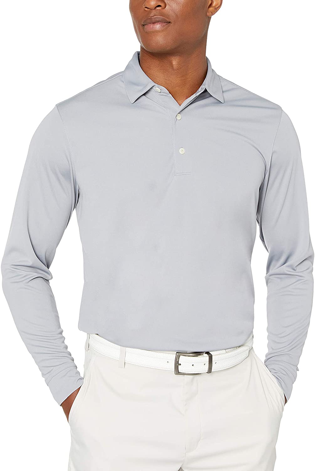 Greg Norman Men's Protek Ml75 Microlux 2 Below L/S Polo