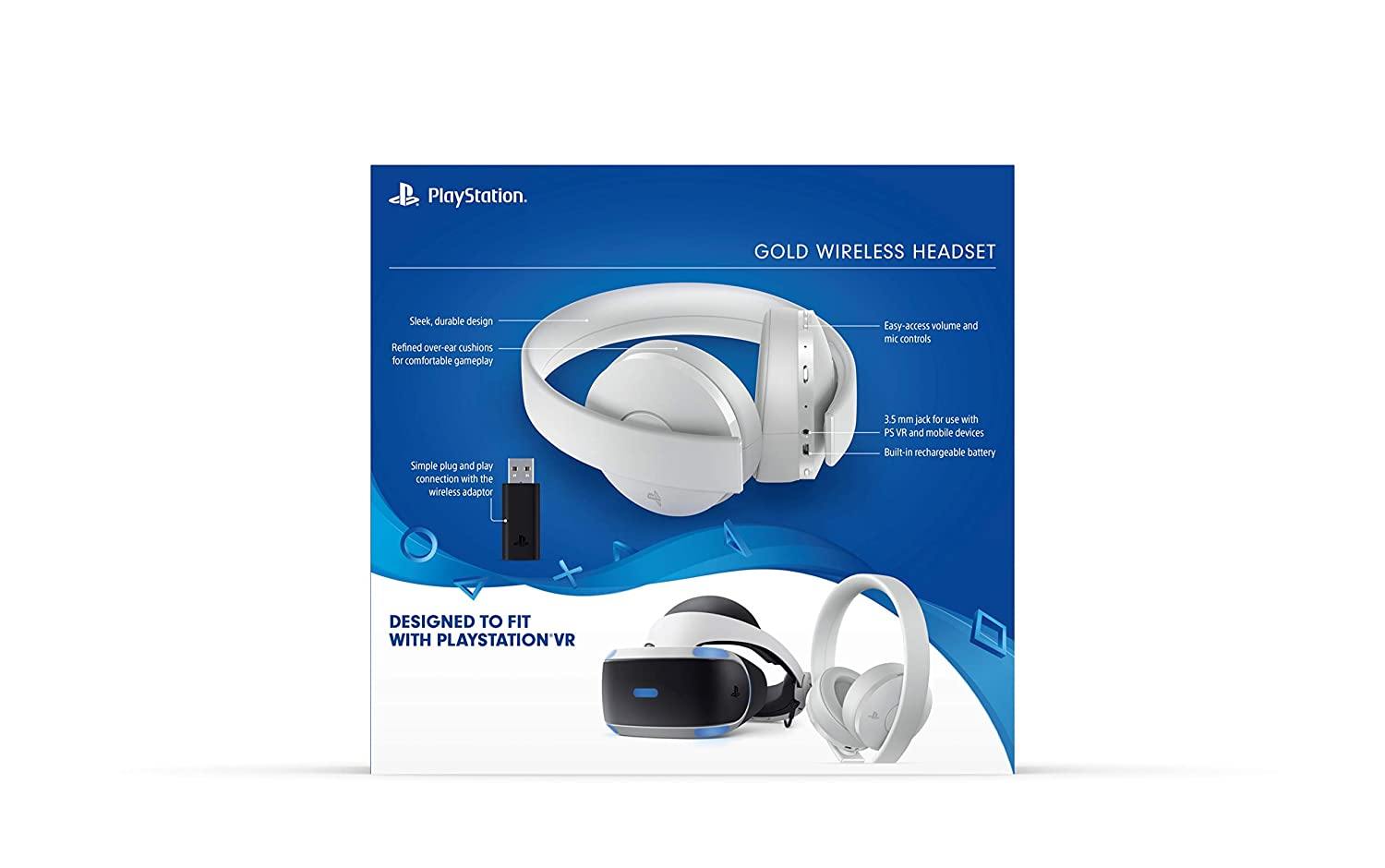 PlayStation Gold Wireless Headset - PlayStation 4 - JOY2ESpree