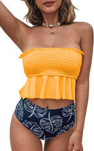 
                        
                          Muat gambar ke penampil Galeri, CUPSHE Women's High Waist Bikini Swimsuit Ruffle Smock Floral Print Two Piece Bathing Suit
                        
                      