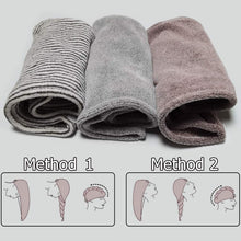 
                        
                          Load image into Gallery viewer, Vinker 3 Pack Hair Towel Wrap, Microfiber Quick Drying Hair Towels, Bath Dryer Caps, Bath Hair Drying Towel, Quick Dryer Hat for Women Girls
                        
                      