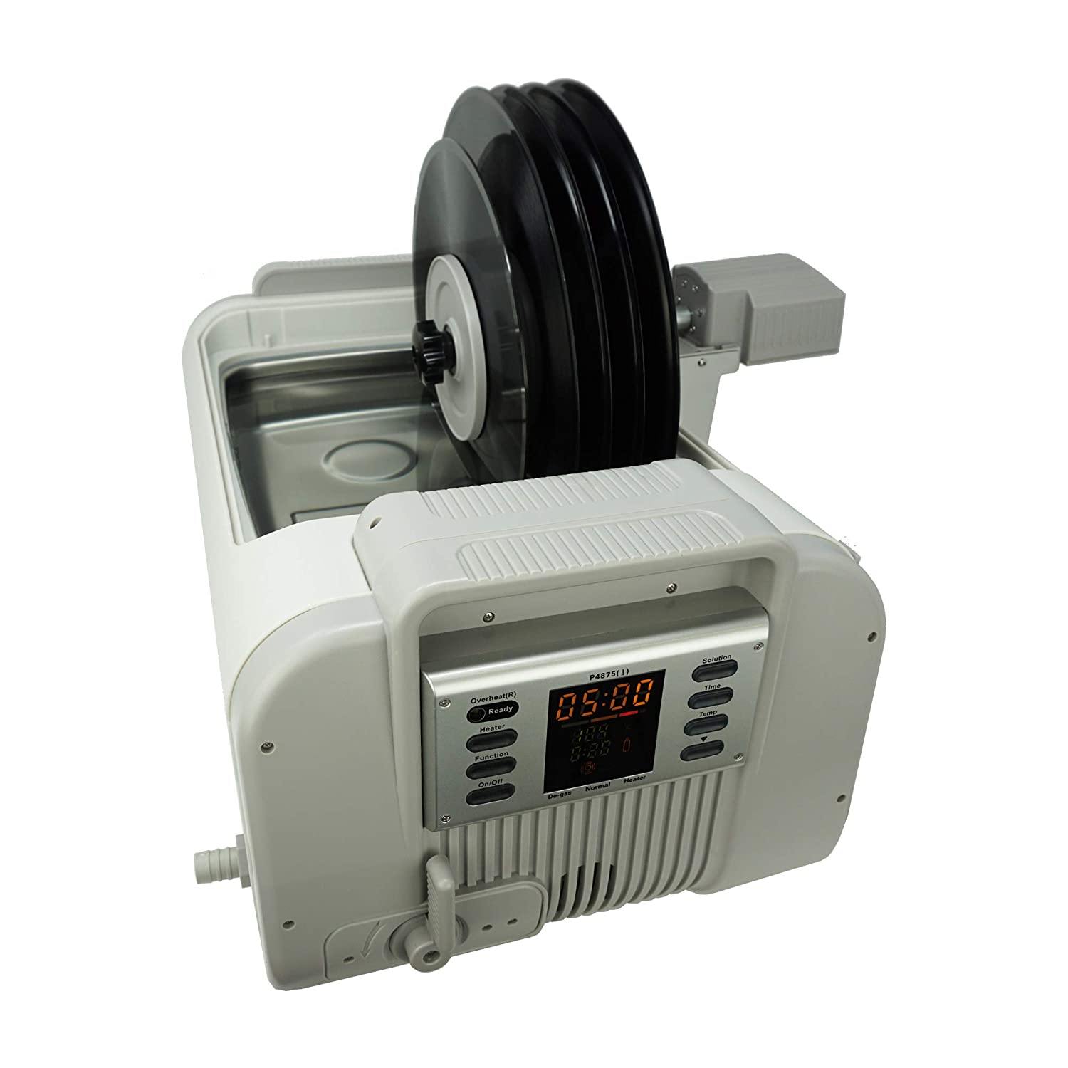 iSonic P4875II+MVR10 Motorized Ultrasonic Vinyl Record Cleaner, 110V (10-Records) - JOY2ESpree