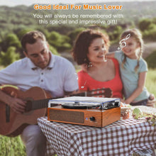 
                        
                          將圖片載入圖庫檢視器 Record Player with Speakers Vinyl Record Player Wireless Turntables - JOY2ESpree
                        
                      
