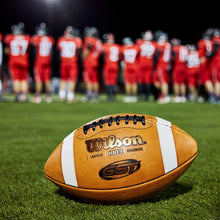 
                        
                          Load image into Gallery viewer, Wilson GST Leather Game Football - JOY2ESpree
                        
                      