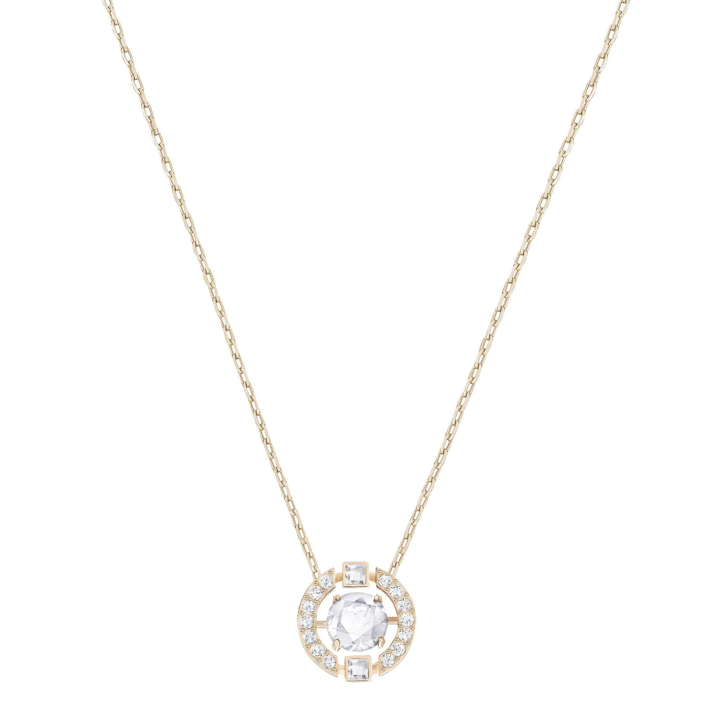 SWAROVSKI Women's Sparking Dance Crystal Jewelry Collection, Rose Gold Tone Finish - JOY2ESpree