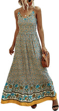 
                        
                          Muat gambar ke penampil Galeri, KIRUNDO 2021 Summer Women’s Spaghetti Maxi Dress V Neck High Waist Backless Dress
                        
                      