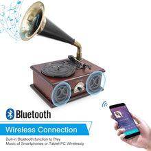 
                        
                          गैलरी व्यूवर में इमेज लोड करें, LP&amp;NO.1 Record Player, Classic Bluetooth Turntable with USB Recording - JOY2ESpree
                        
                      