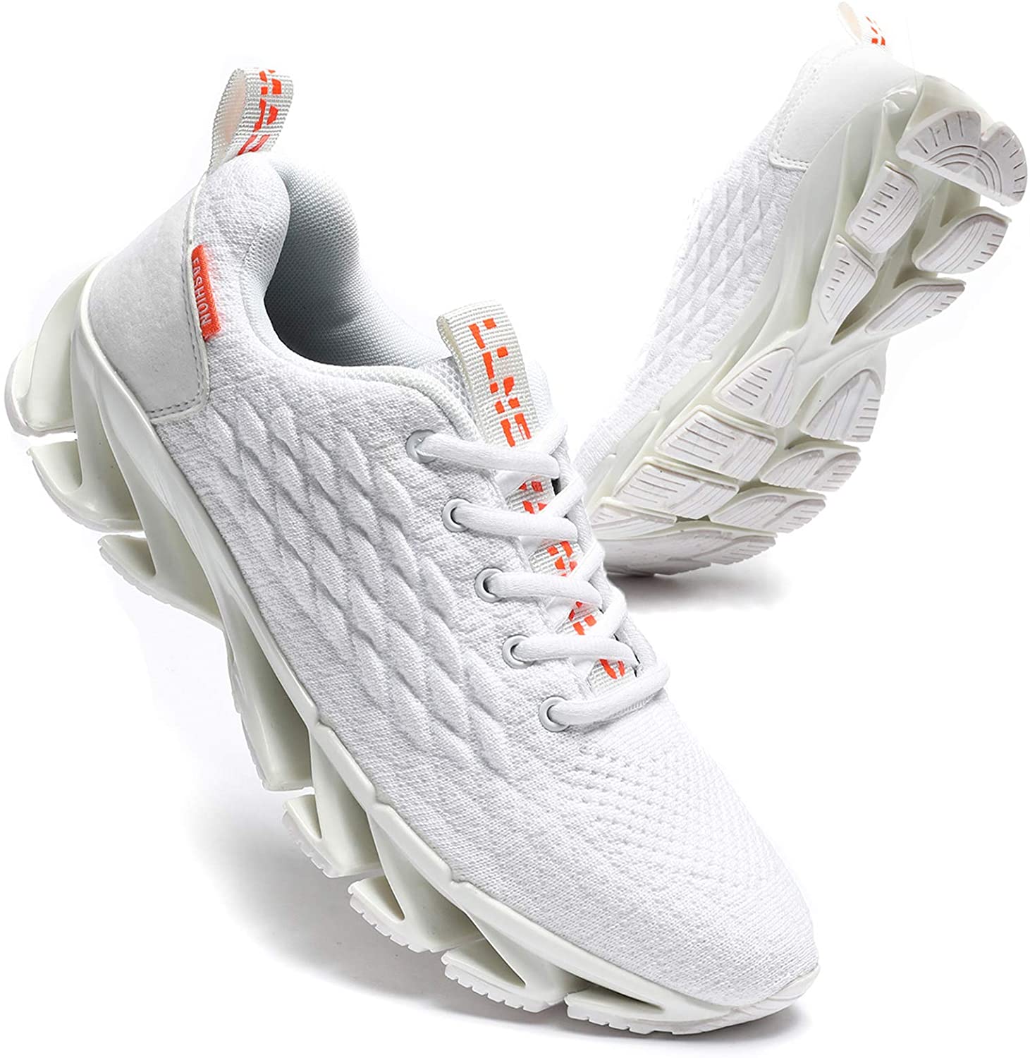 Pozvnn Mens Blade Sneakers Athletic Running Shoes Non Slip Walking Fashion Tennis Shoes