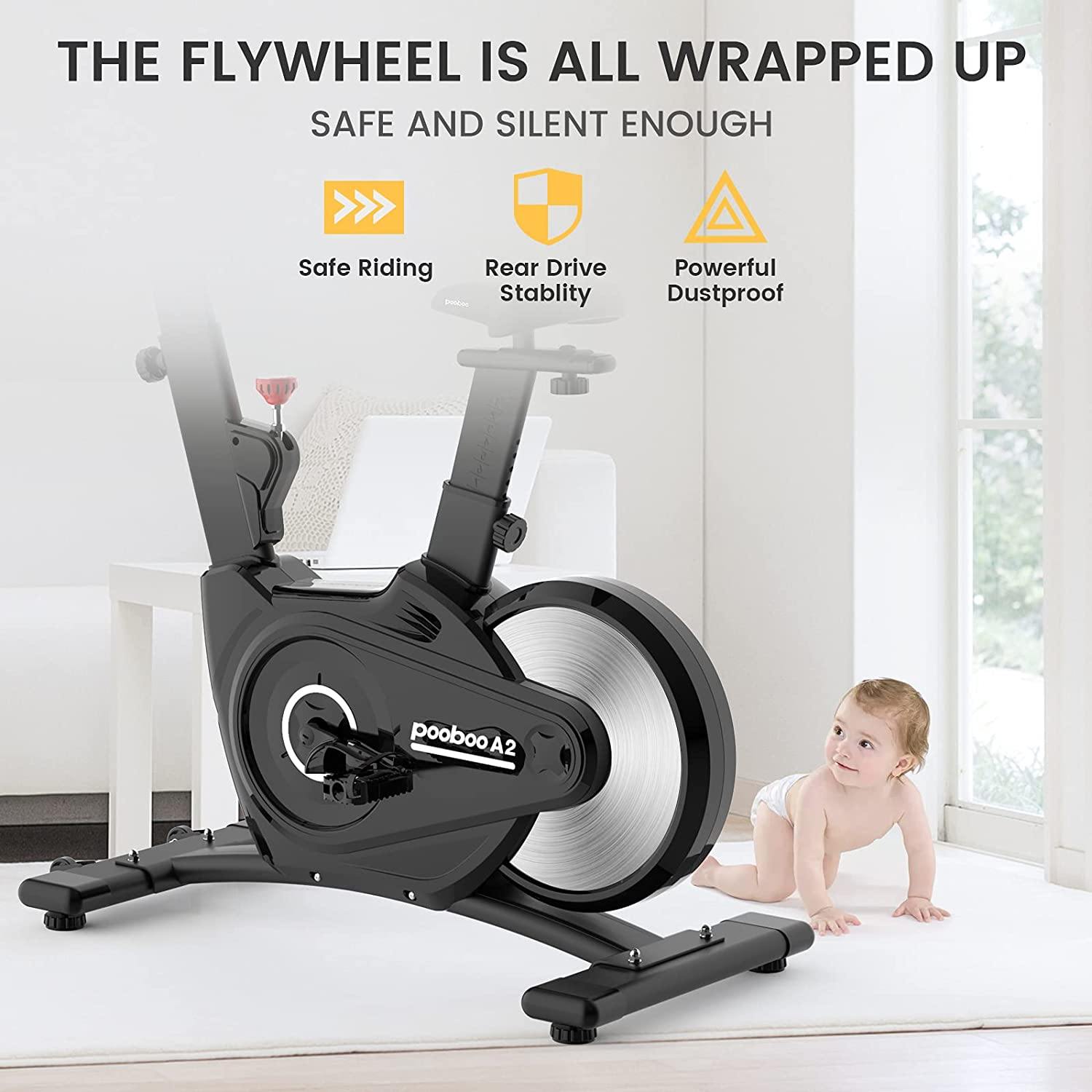 L NOW Exercise Bike Indoor Cycling Bike Belt Drive Stationary Bike - JOY2ESpree