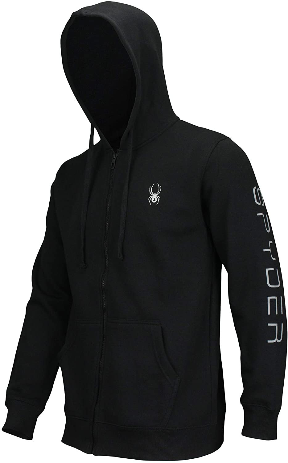 Spyder Men's Logo Full Zip Hoodie, Color Options