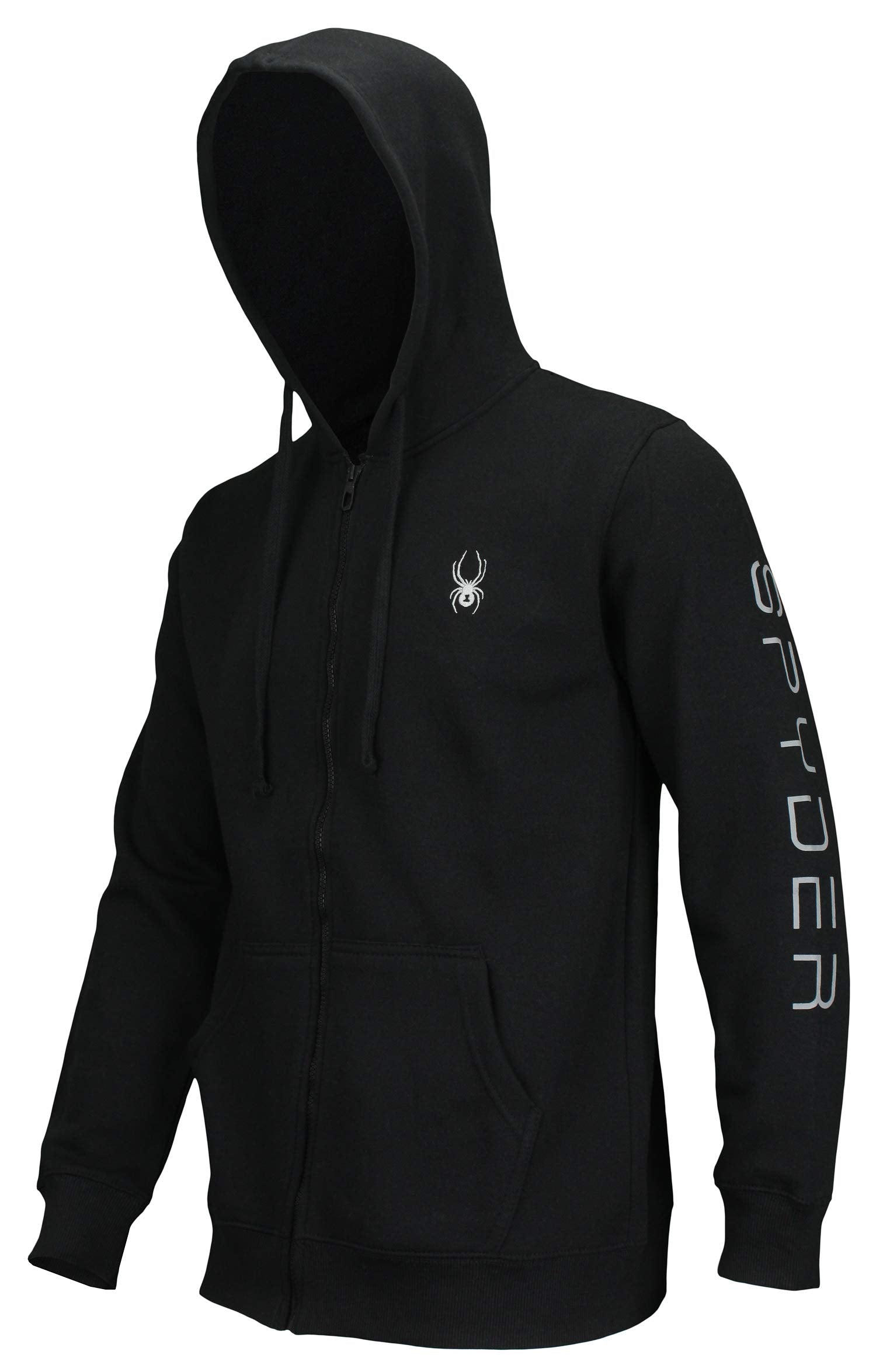 Spyder Men's Logo Full Zip Hoodie, Color Options