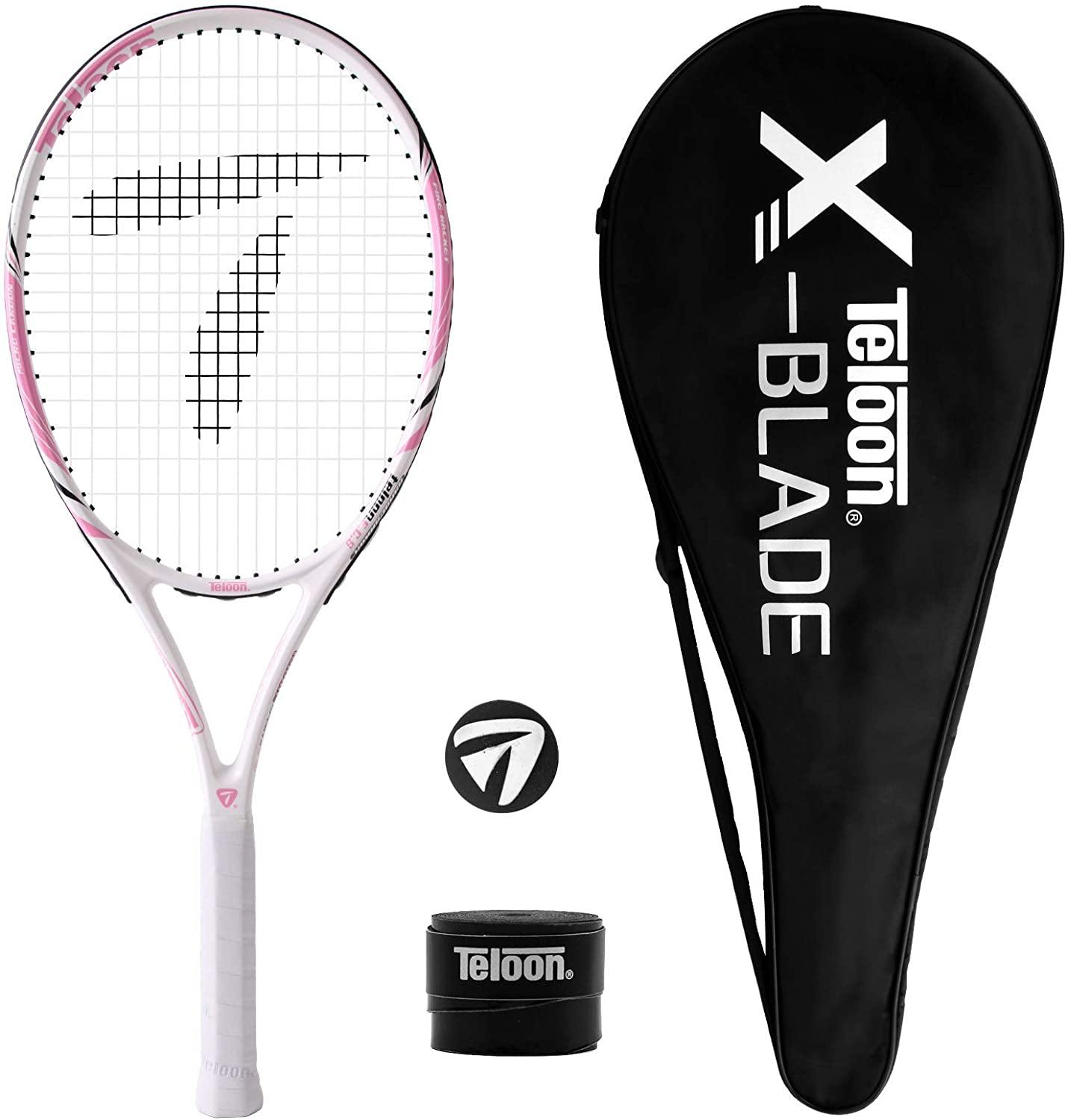 Teloon Recreational Adult Tennis Rackets-27 inch Tennis Racquet for Men and Women College Students Beginner Tennis Racket. - JOY2ESpree