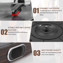 
                        
                          गैलरी व्यूवर में इमेज लोड करें, LP&amp;No.1 Bluetooth Record Player with USB Play and Recording - JOY2ESpree
                        
                      