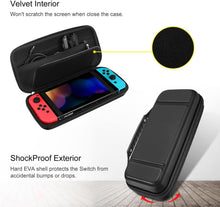 
                        
                          गैलरी व्यूवर में इमेज लोड करें, Fintie Carry Case for Nintendo Switch - [Shockproof] Hard Shell Protective Cover Travel Bag w/10 Game Card Slots - JOY2ESpree
                        
                      