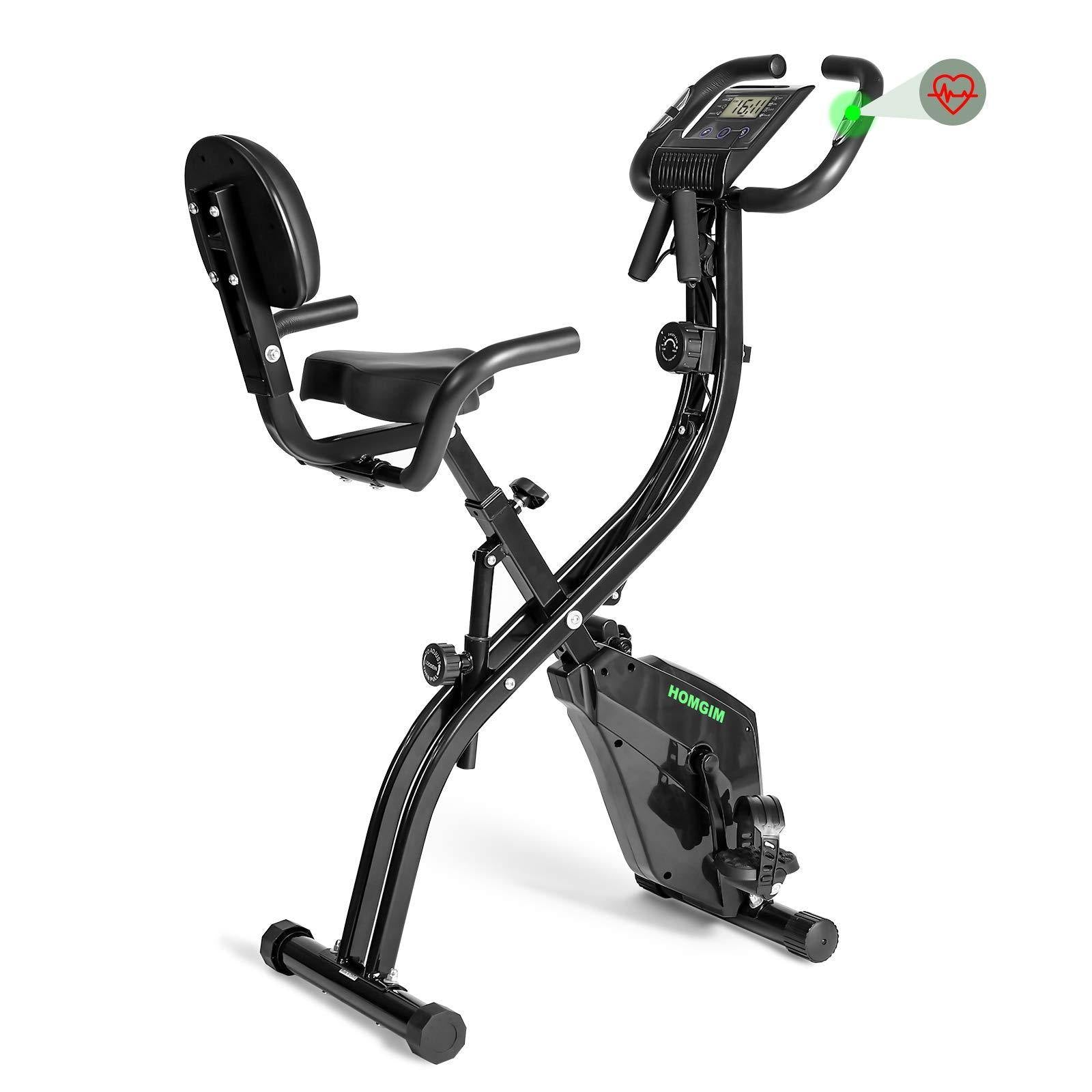 HOMGIM Folding Exercise Bike Indoor Cycling Bike - JOY2ESpree