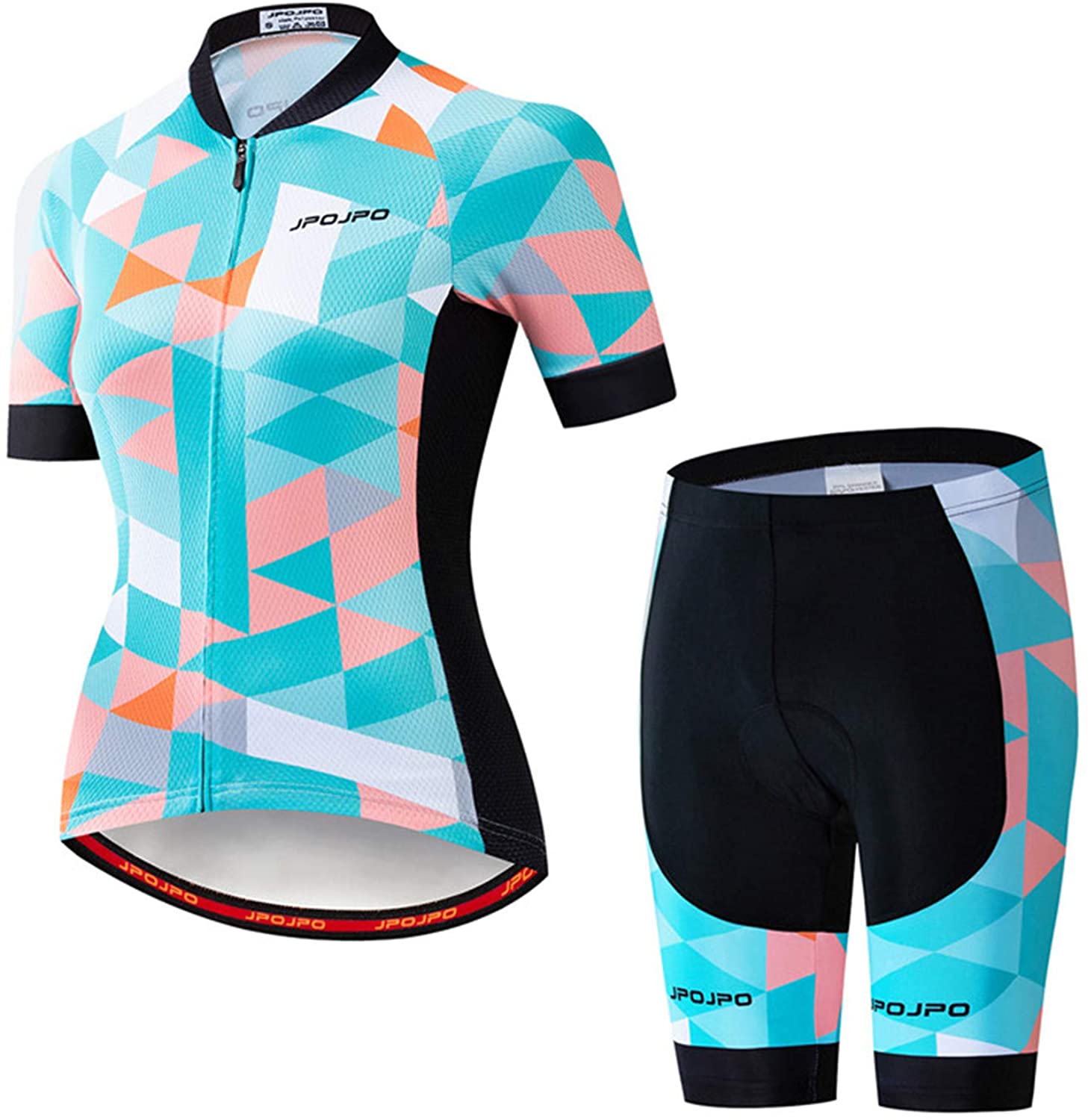 Women's Cycling Clothing Short Sleeve Bike Jersey Sets Bib Shorts Summer Cycling Sets Reflective