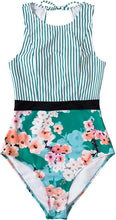 
                        
                          將圖片載入圖庫檢視器 CUPSHE Women's Striped Leafy One Piece Swimsuit
                        
                      