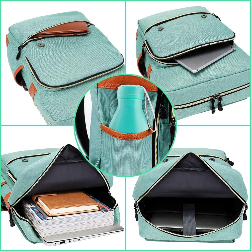 Modoker Vintage Laptop Backpack for Women Men,School College Backpack