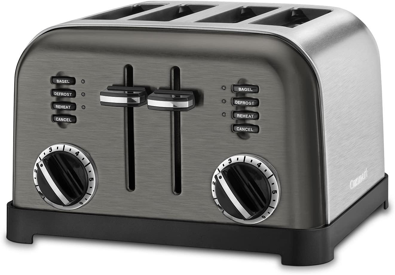 Cuisinart CPT-180P1 Metal Classic 4-Slice toaster, Brushed Stainless - JOY2ESpree