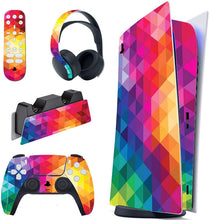 
                        
                          Load image into Gallery viewer, PlayVital Blue Nebula Full Set Skin Decal for PS5 Console Digital Edition - JOY2ESpree
                        
                      
