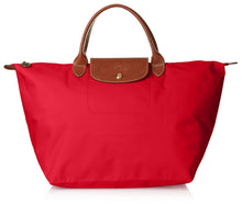 
                        
                          Load image into Gallery viewer, Longchamp Women's Le Pliage Medium Handbag, Red Garance
                        
                      