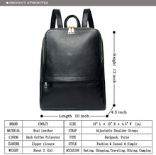 
                        
                          画像をギャラリービューアに読み込む, Coolcy Hot Style Women Real Genuine Leather Backpack Fashion Bag
                        
                      