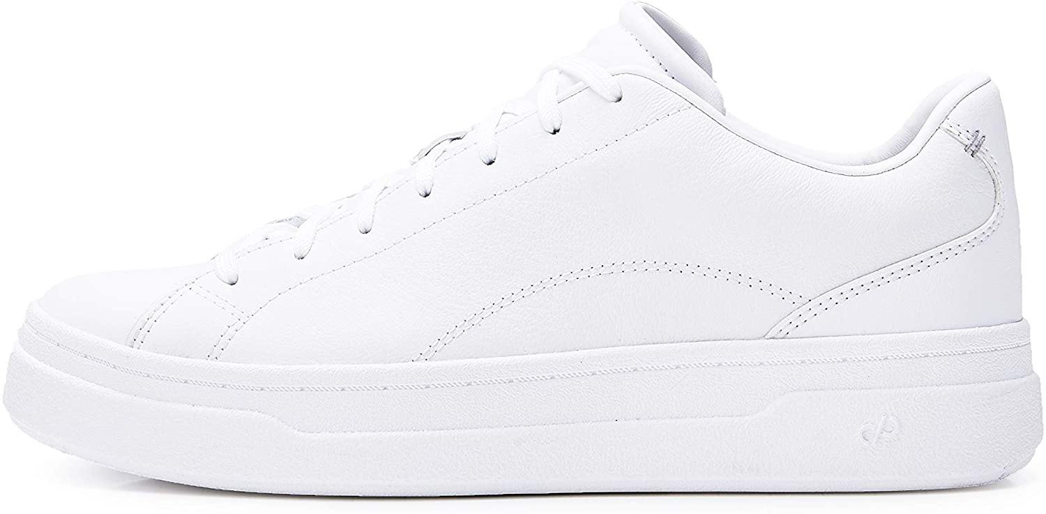 CARE OF by PUMA Women's Leather Platform Court Low-Top Sneakers