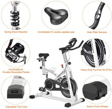 
                        
                          Load image into Gallery viewer, IDEER LIFE Indoor Cycling Bike Stationary Exercise Bike for Home Cardio Workout Smooth Drive - JOY2ESpree
                        
                      