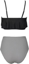 
                        
                          Muat gambar ke penampil Galeri, CUPSHE Women's High Waisted Falbala Bikini Set
                        
                      