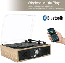 
                        
                          画像をギャラリービューアに読み込む, Bluetooth Record Player 3 Speed Craftmanship Turntable with Built-in Premium Speakers Support USB Playback/Recording (Black)… - JOY2ESpree
                        
                      