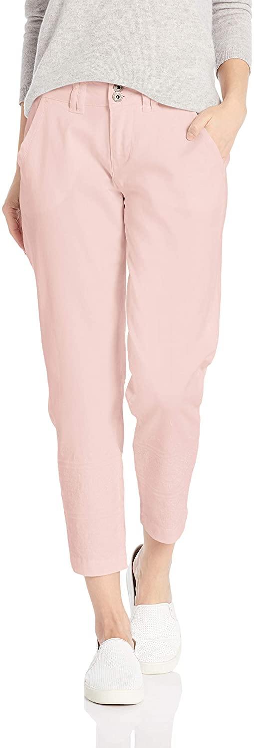 Jag Jeans Women's Flora Chino Crop with Embroidery