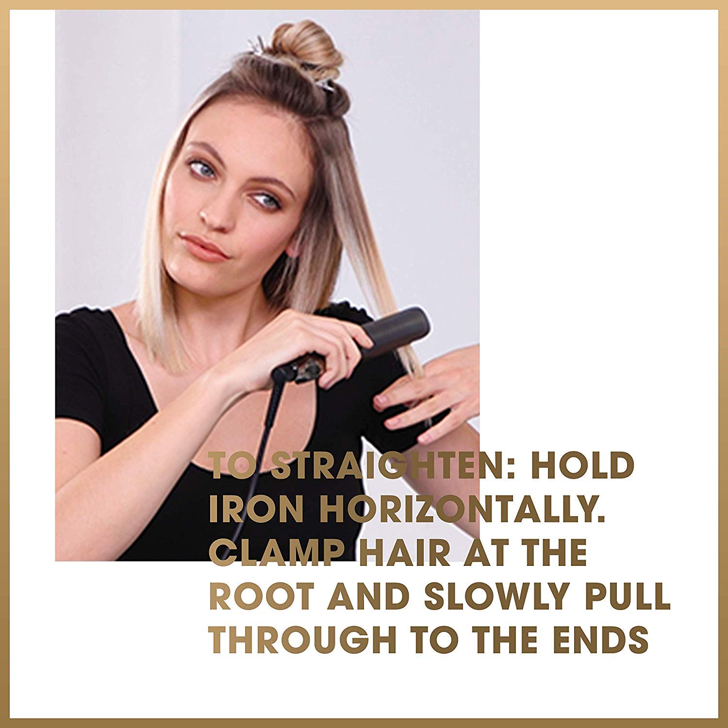 ghd Platinum+ Hair Straightener, Ceramic Flat Iron, Professional Hair Styler