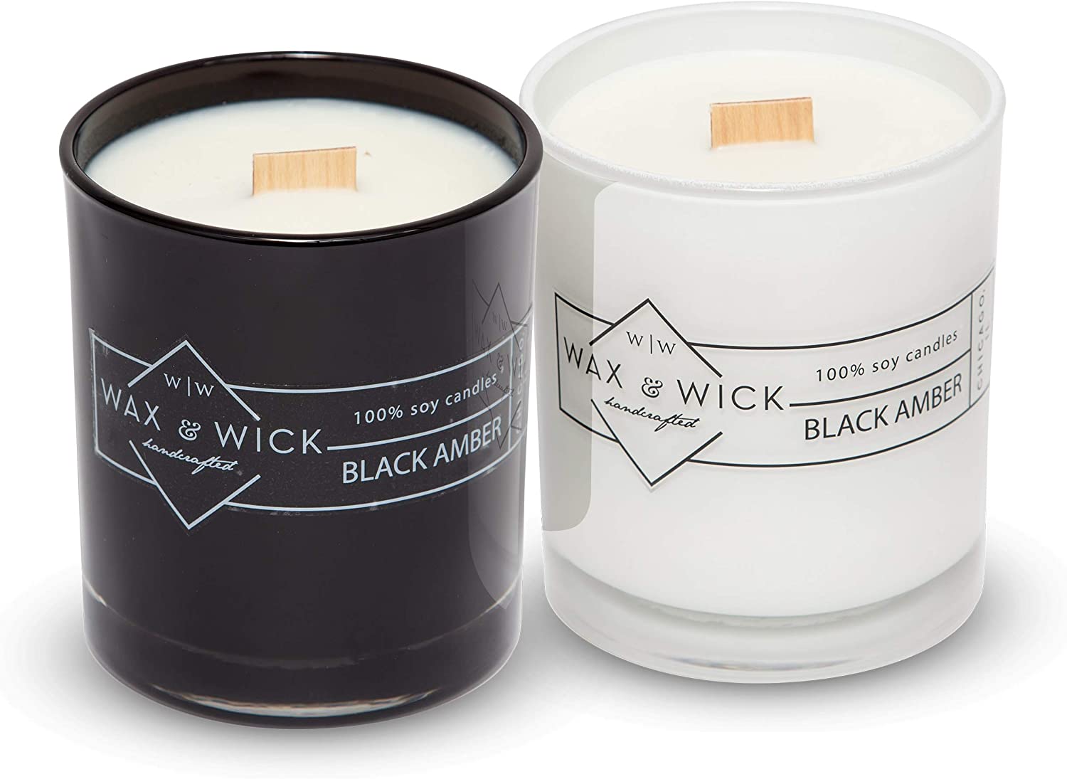 Scented Soy Candle: 100% Pure Soy Wax with Wood Double Wick