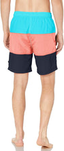 
                        
                          画像をギャラリービューアに読み込む, Nautica Men's Quick Dry Classic Logo Tri-Block Series Swim Trunk - JOY2ESpree
                        
                      