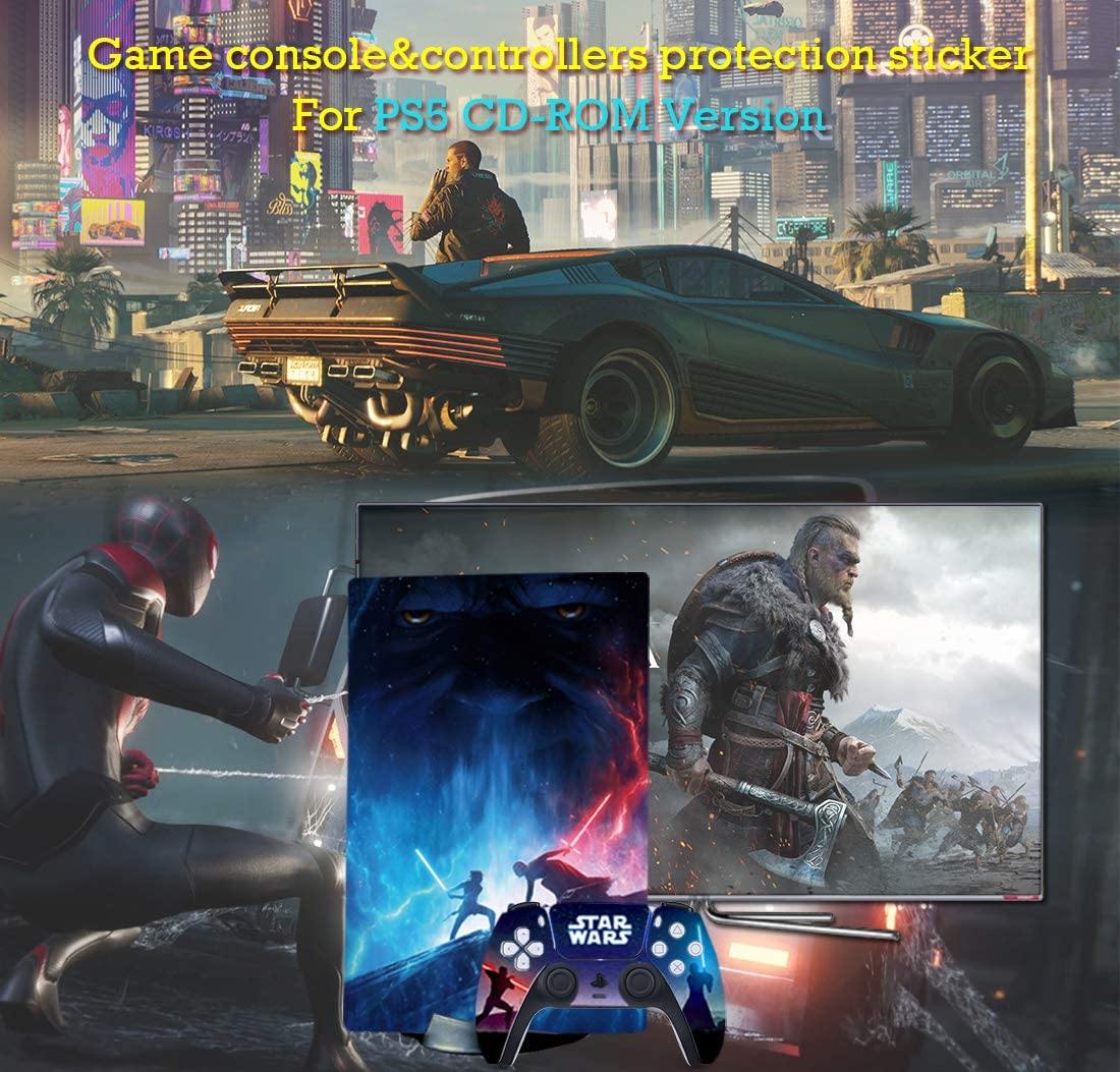 PS5 Skin for Console and Controllers Vinyl Sticker Same Decal Quality for Cars - JOY2ESpree