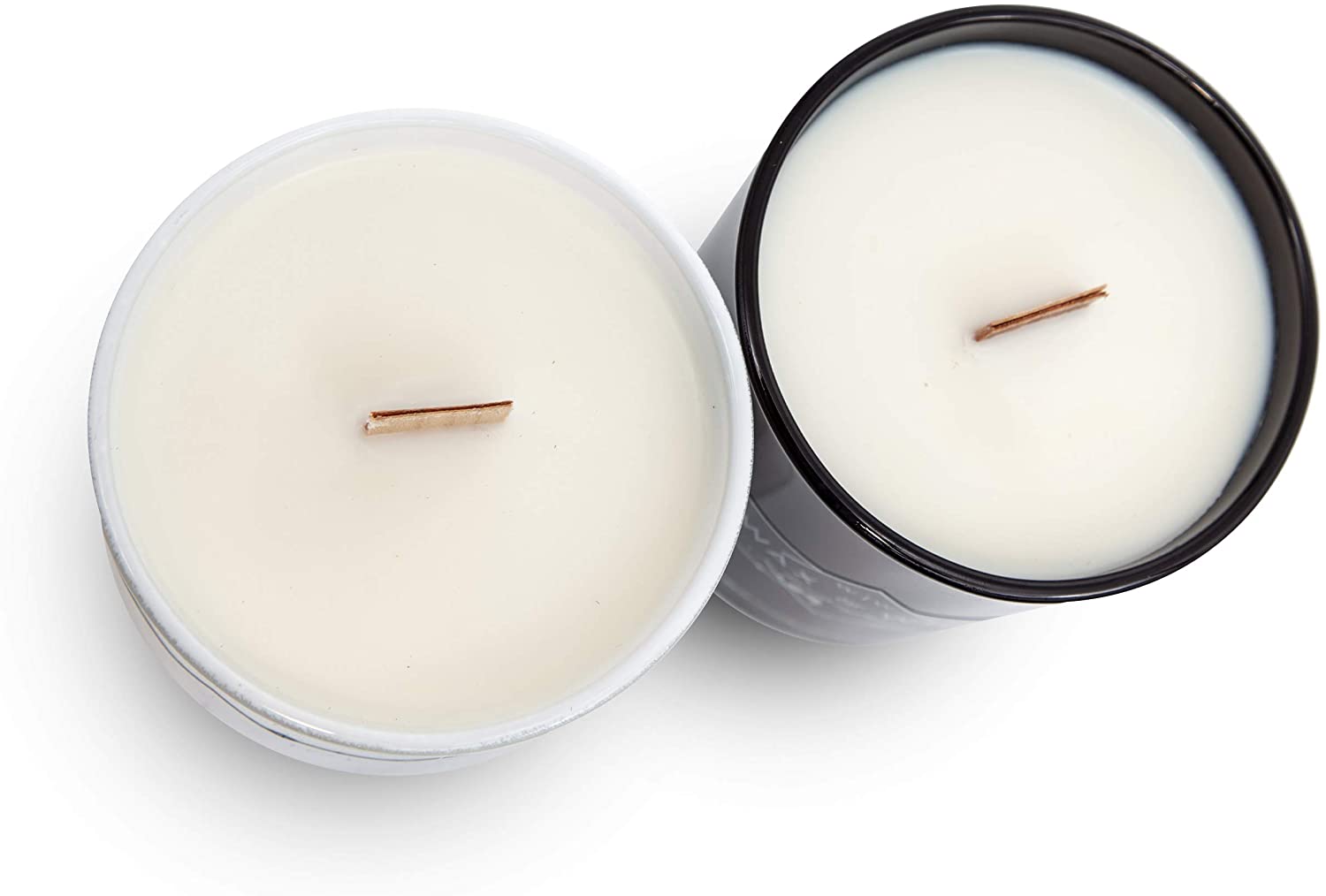Scented Soy Candle: 100% Pure Soy Wax with Wood Double Wick