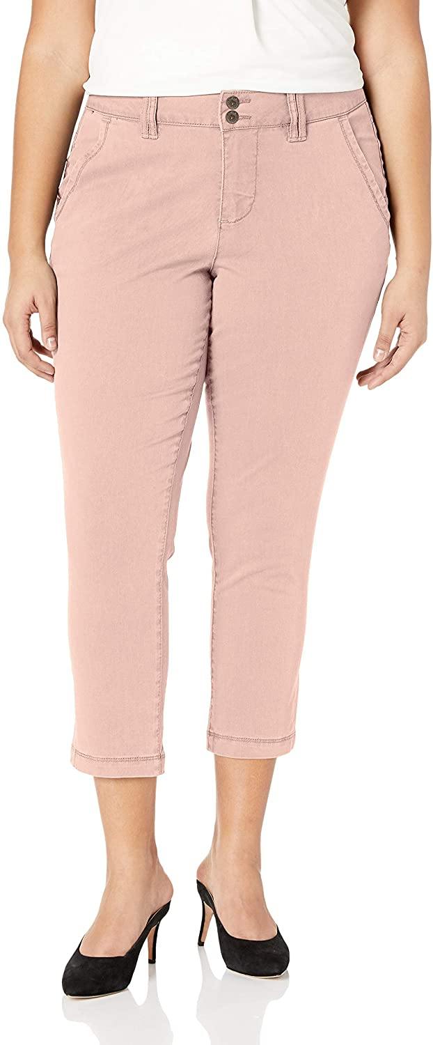 Jag Jeans Women's Plus Size Flora Chino Crop