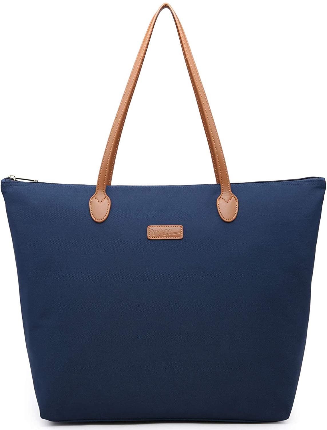 NNEE Water Resistant Light Weight Nylon Tote Bag Handbag