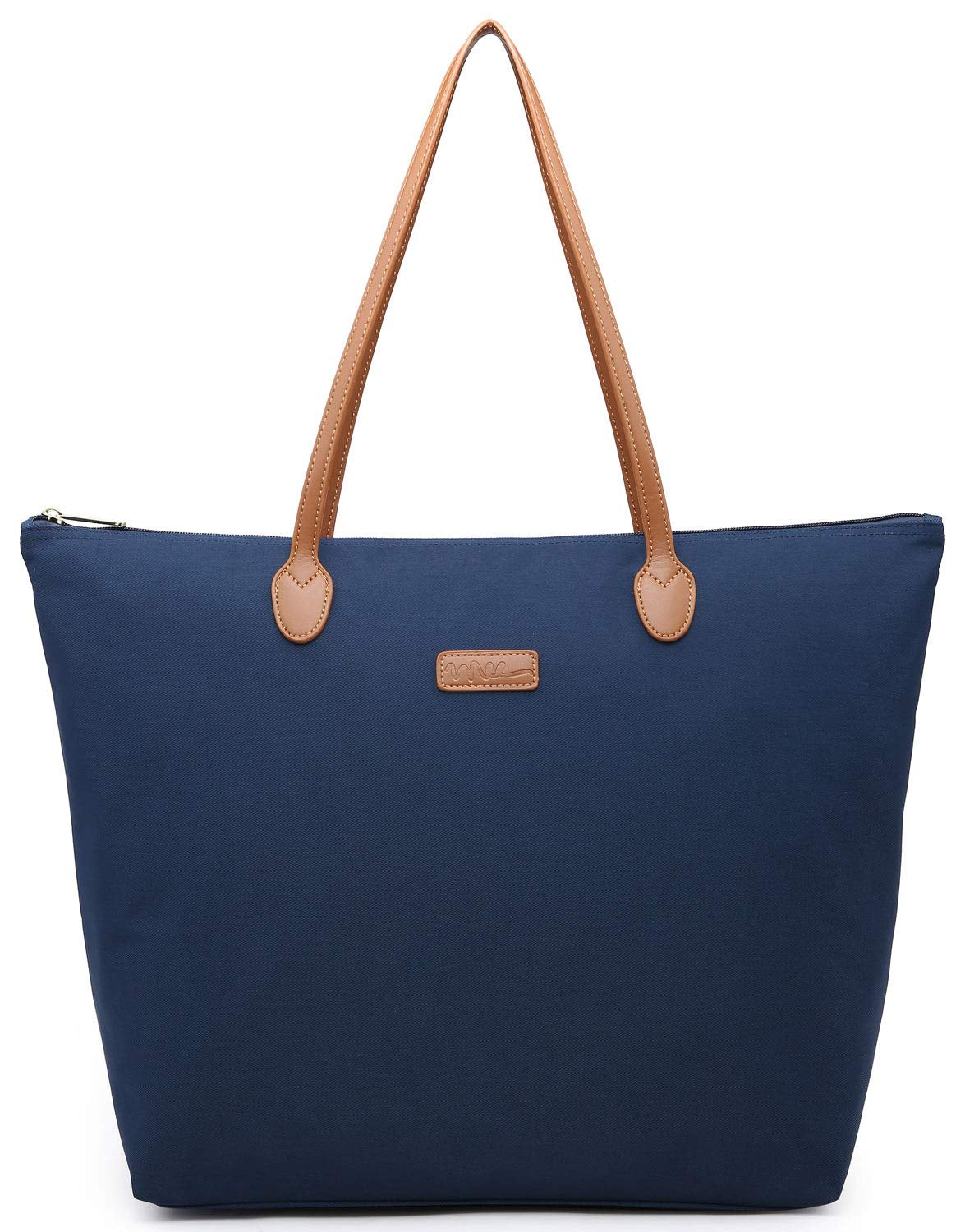 NNEE Water Resistant Light Weight Nylon Tote Bag Handbag