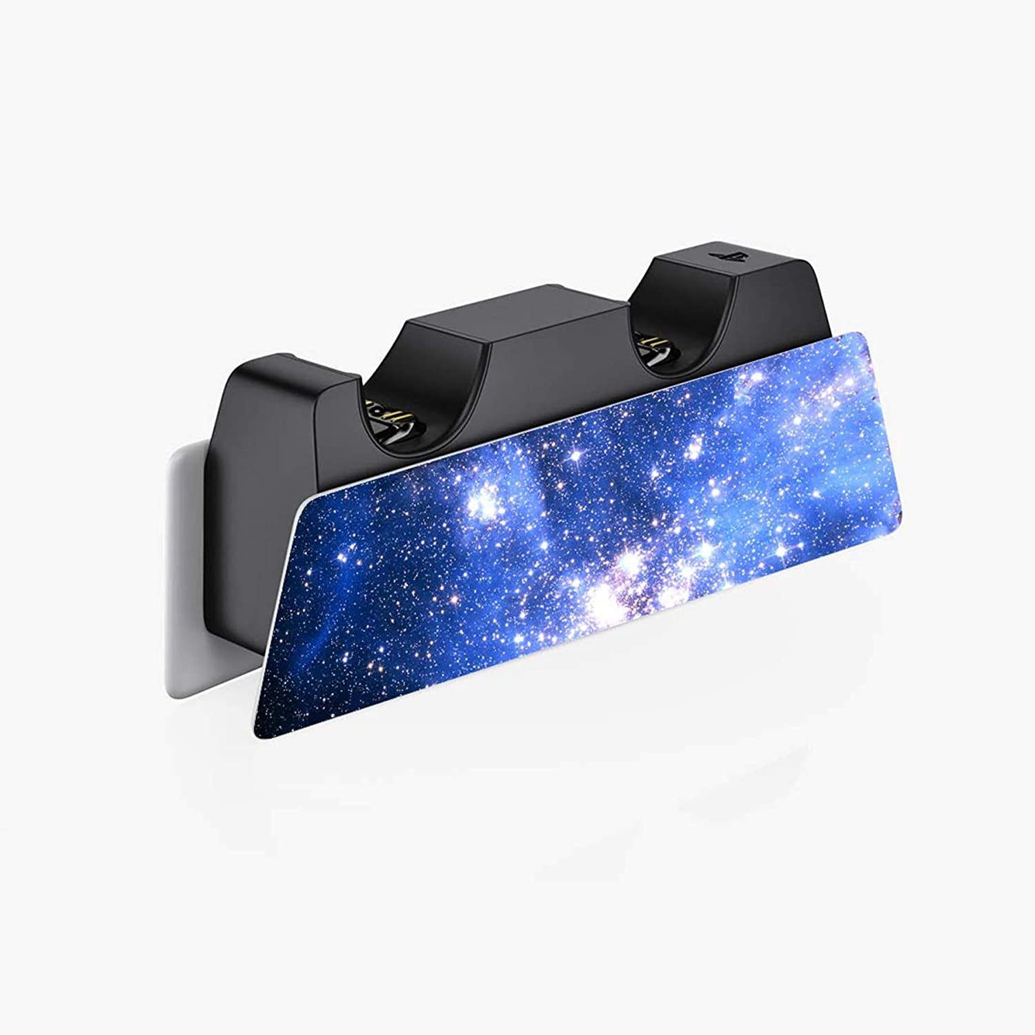 PlayVital Blue Nebula Full Set Skin Decal for PS5 Console Digital Edition - JOY2ESpree