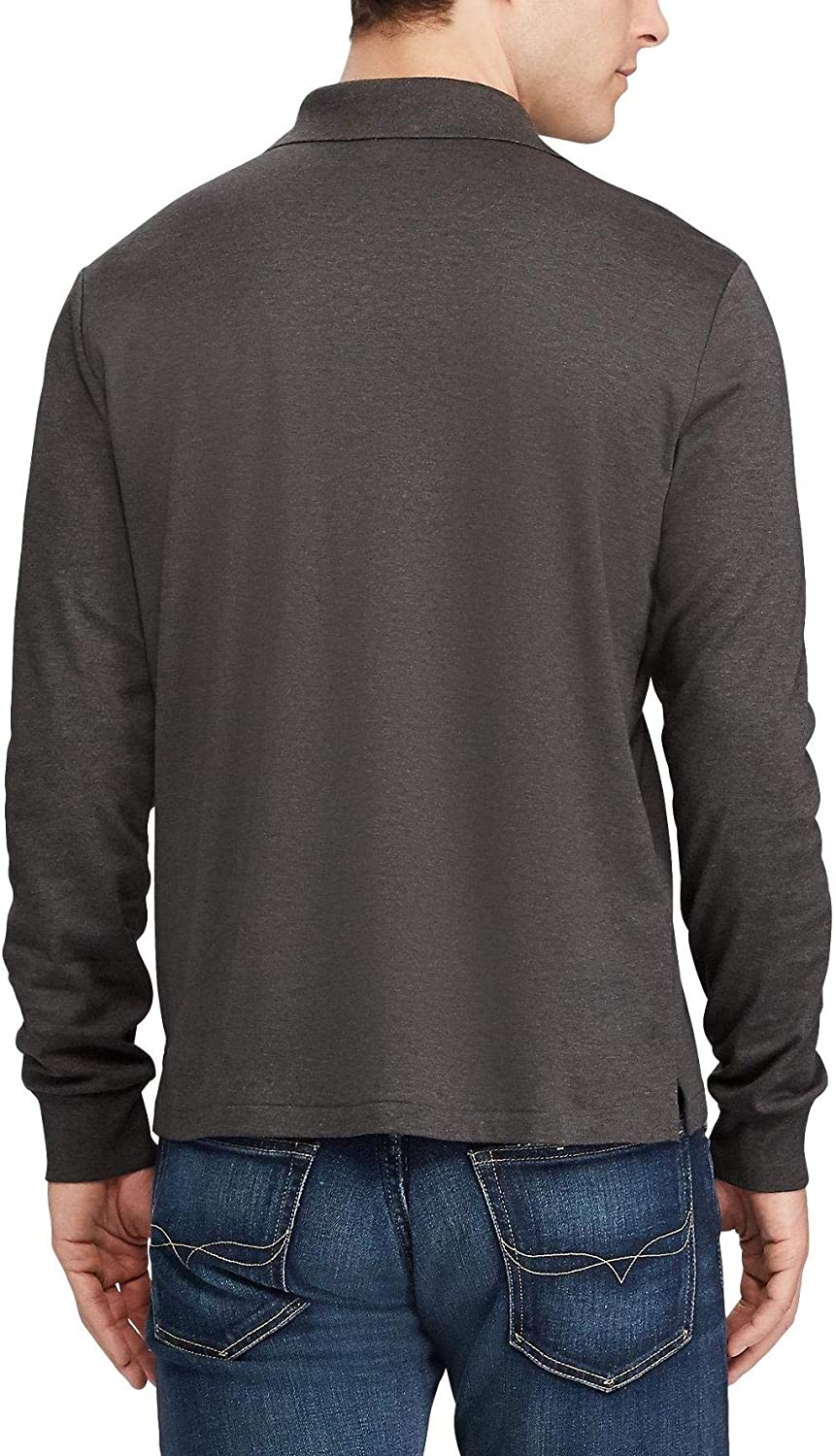 POLO RALPH LAUREN Men's Long Sleeve Mesh Polo Shirt