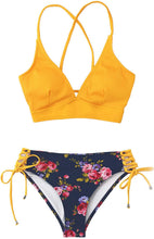 
                        
                          गैलरी व्यूवर में इमेज लोड करें, CUPSHE Women's Lace Up Bikini Swimsuit Adjustable Shoulder Straps Sets
                        
                      