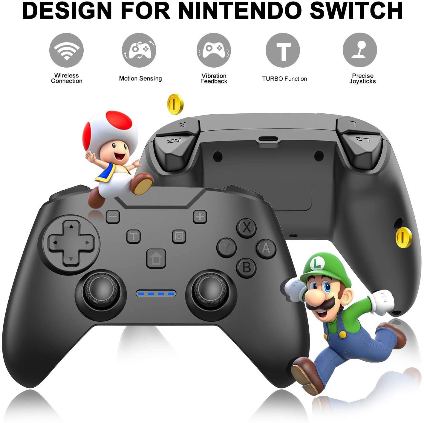 iHosok Wireless Pro Controller for Nintendo Switch/Switch Lite Console & PC - JOY2ESpree