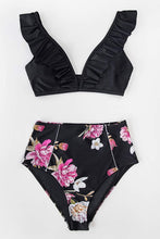 
                        
                          गैलरी व्यूवर में इमेज लोड करें, CUPSHE Women's High Waist Bikini Swimsuit Ruffle Floral Print Two Piece Bathing Suit
                        
                      
