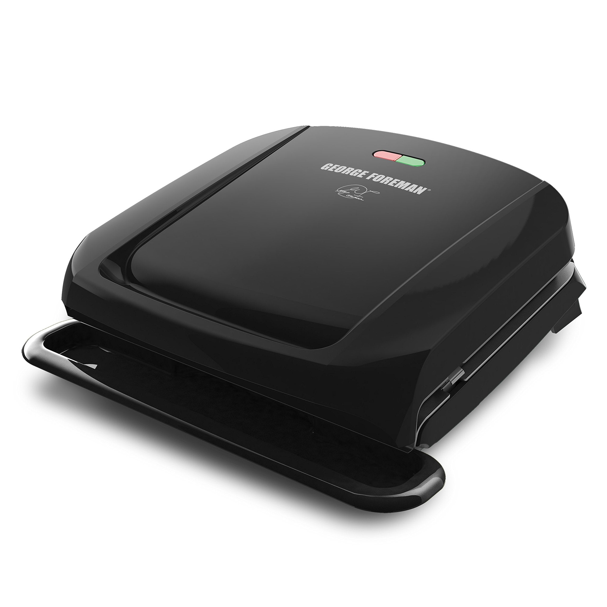 George Foreman 4-Serving Removable Plate Grill and Panini Press, Black, GRP1060B - JOY2ESpree