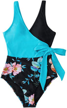 
                        
                          画像をギャラリービューアに読み込む, CUPSHE Women's One Piece Swimsuit Knotted Color Block Bathing Suit
                        
                      