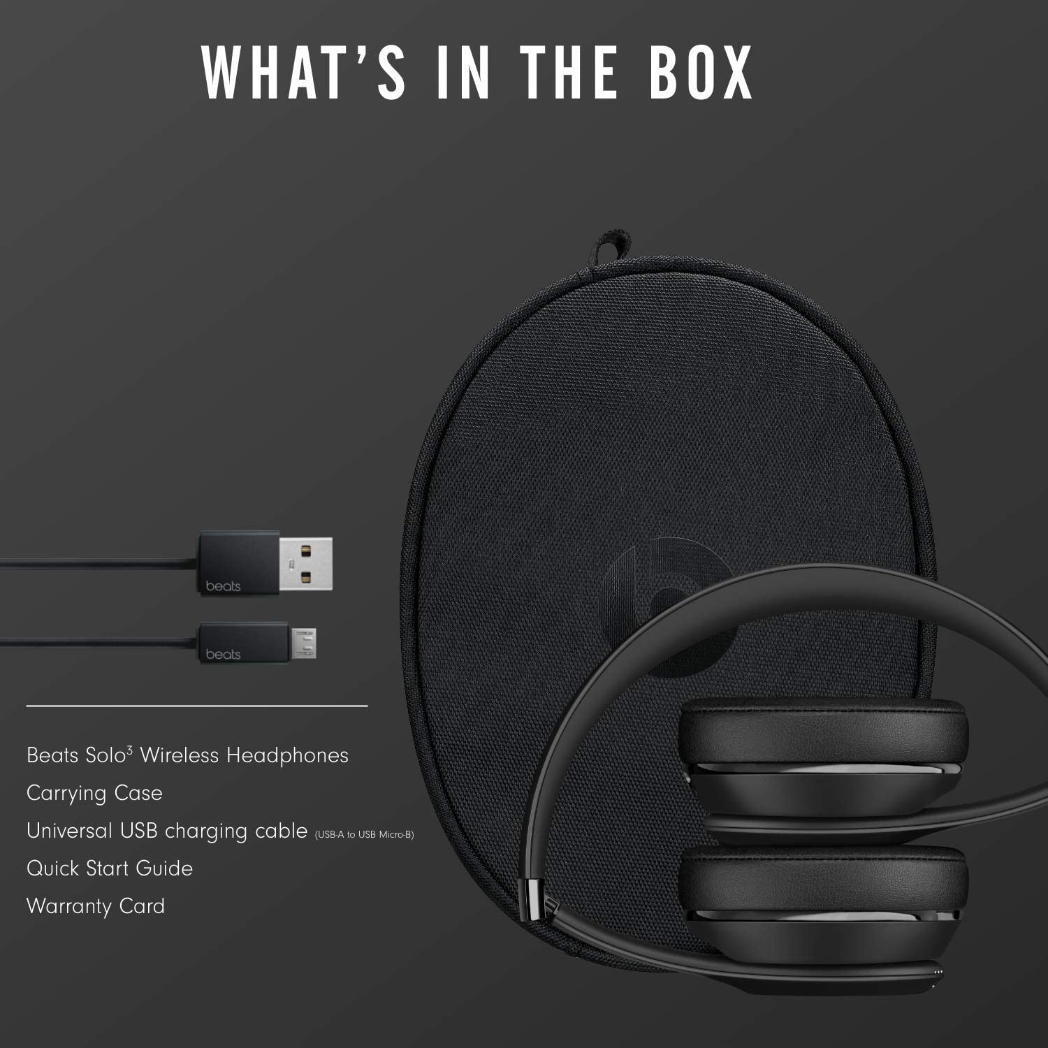 Beats Solo3 Wireless On-Ear Headphones - Apple W1 Headphone Chip, Class 1 Bluetooth, 40 Hours of Listening Time, Built-in Microphone - Satin Gold