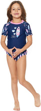 
                        
                          Load image into Gallery viewer, Tommy Bahama Girls' 2-Piece Rashguard and Swim Bottoms Set
                        
                      