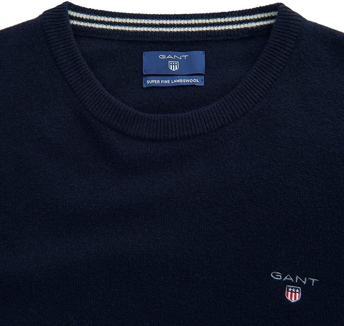 GANT Lambswool Crew Neck Mens Jumper - JOY2ESpree