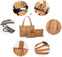 
                        
                          Load image into Gallery viewer, Women Fashion Handbags Wallet Tote Bag Shoulder Bag Top Handle Satchel Purse Set 4pcs
                        
                      